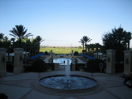 Fountain at the Omni Resort